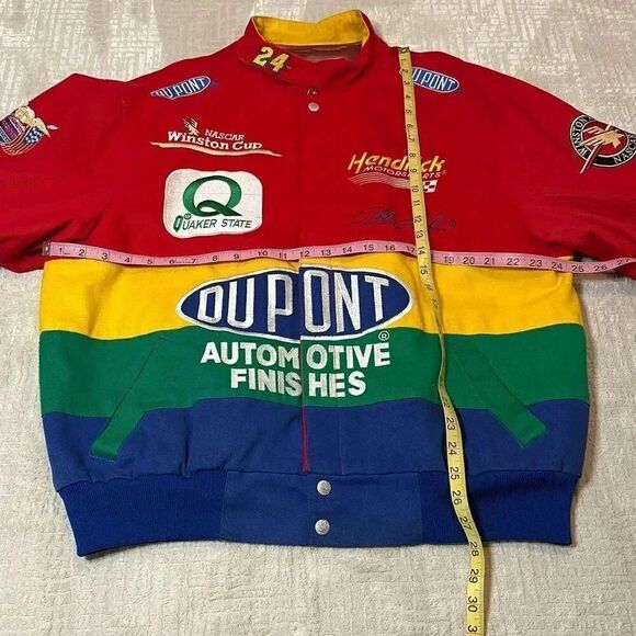 Vintage NASCAR Jeff Gordon #24 Racing Jacket Mens Large - Picture 5 of 13